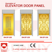 Gravure en acier inoxydable Panneau de porte pour la décoration de cabine d&#39;ascenseur (SN-DP-328)